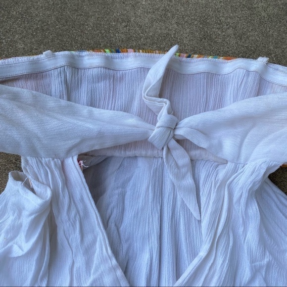 Mara Hoffman Embroidered Strapless Maxi Dress in White - Picture 11 of 11